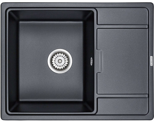 Мойка кухонная Paulmark Weimar PM216550-BLM черный металлик