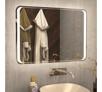 Зеркало Art&Max Elegant 100х80 с подсветкой