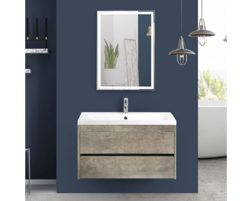 Мебель для ванной Art&Max Family 90, подвесная, Cemento Veneto