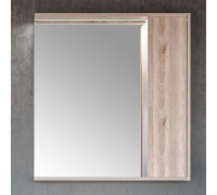Зеркало-шкаф AQUATON Стоун 80 сосна арлингтон, с подсветкой