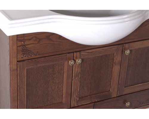 Мебель для ванной ASB-Woodline Салерно 105 орех антикварный
