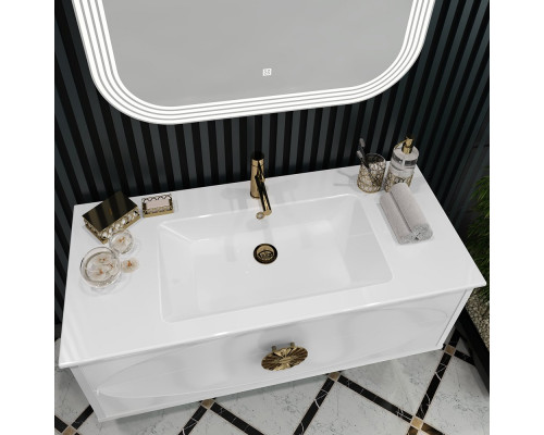 Мебель для ванной Opadiris Ибица 120 подвесная, фурнитура золото