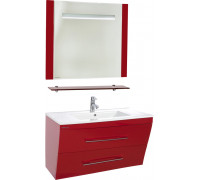 Мебель для ванной Bellezza Берта подвесная 90 красная