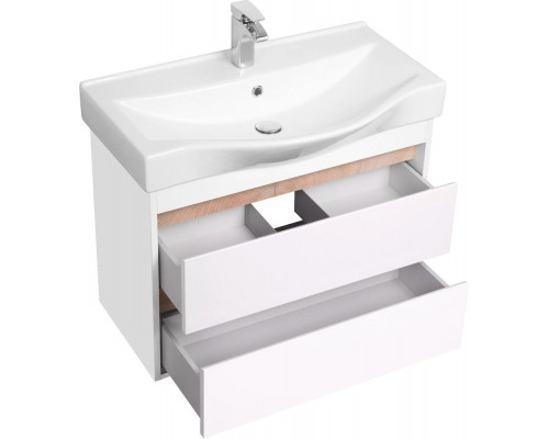 Мебель для ванной AQUATON Нортон 80, подвесная, белый глянец