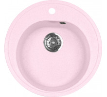 Мойка кухонная AquaGranitEx M-08 светло-розовая