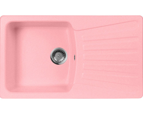 Мойка кухонная AquaGranitEx M-12 розовая