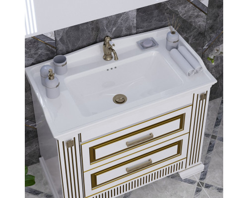Мебель для ванной Opadiris Оникс 100 золото