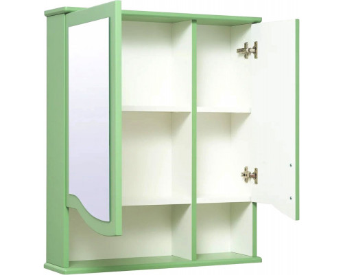 Зеркало-шкаф Runo Марсель 65, зеленый
