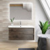 Мебель для ванной BelBagno Albano 100 подвесная, rovere nature grigio