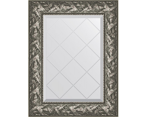 Зеркало Evoform Exclusive-G BY 4028 59x76 см византия серебро