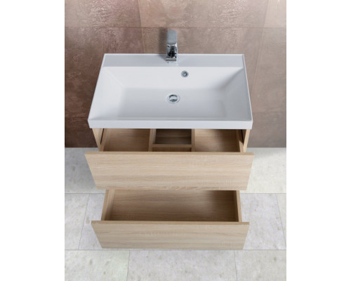 Мебель для ванной Art&Max Verona-Push 80 дуб сонома светлый