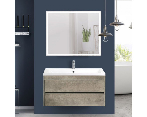 Мебель для ванной Art&Max Family 100, подвесная, Cemento Veneto
