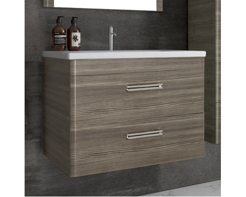 Мебель для ванной Style Line Лотос 80 Plus подвесная, шелк зебрано