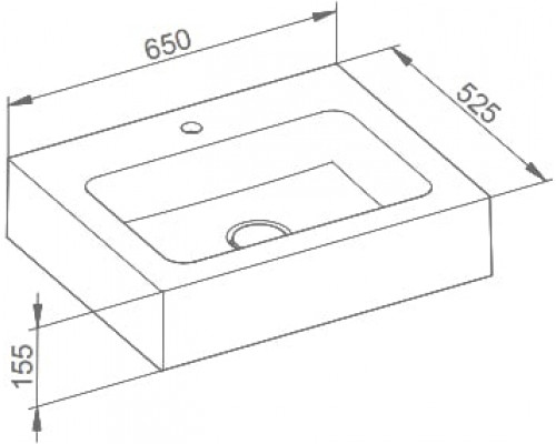 Мебель для ванной Keuco Edition 300 антрацит, 65 см