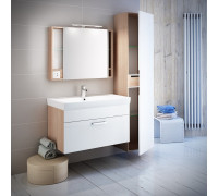 Мебель для ванной IDDIS Mirro 80 подвесная, белая, дерево