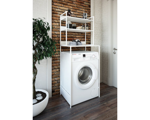 Шкаф Sanflor 82613187 белый муар, для стиральной машины