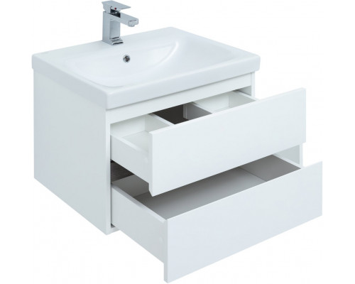 Мебель для ванной Aquanet Rosso 60 белая, дуб рошелье