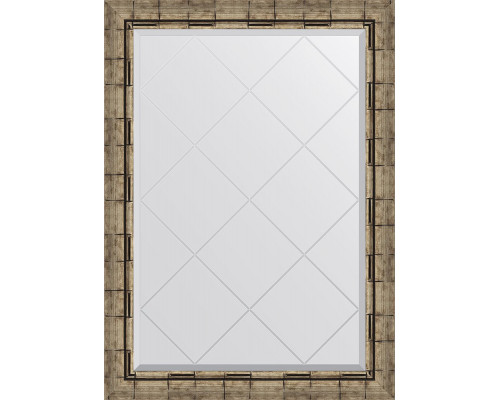 Зеркало Evoform Exclusive-G BY 4179 73x101 см серебряный бамбук