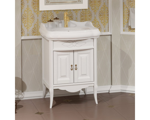 Мебель для ванной Opadiris Лоренцо 60 белая матовая