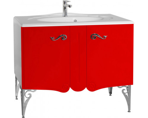 Мебель для ванной Bellezza Эстель 100 красная