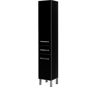 Шкаф-пенал Aquanet Сиена 35 L напольный, черный