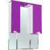 Зеркало-шкаф Bellezza Эйфория 100 фиолетовое, с подсветкой