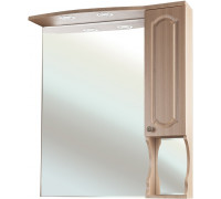 Зеркало-шкаф Bellezza Камелия 85 R светлый лен