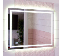 Зеркало Бриклаер Эстель-2 120 с подсветкой, с часами