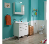 Мебель для ванной Aquanet Верона 75 белая, 1 ящик, 2 двери