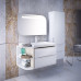 Мебель для ванной IDDIS Calipso 80 L, подвесная, белая, дерево