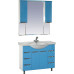 Мебель для ванной Misty Жасмин 105 голубая эмаль