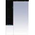 Зеркало-шкаф Misty Петра 65 L черная эмаль