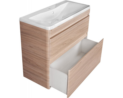 Мебель для ванной Style Line Атлантика 80 Люкс Plus, подвесная, ясень перламутр