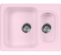Мойка кухонная AquaGranitEx M-09 светло-розовая