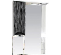 Зеркало-шкаф Misty Лорд 65 бело-черная пленка L