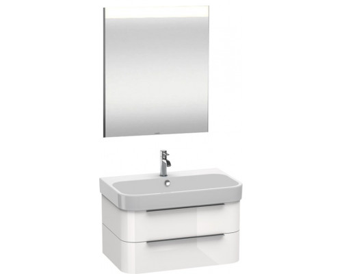 Мебель для ванной Duravit Happy D.2 80, подвесная, белая глянцевая