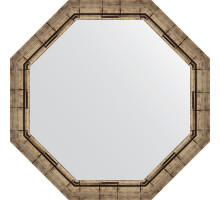 Зеркало Evoform Octagon BY 3669 74х74 см, серебряный бамбук