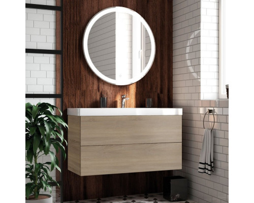 Мебель для ванной Art&Max Verona-Push 100 дуб сонома светлый