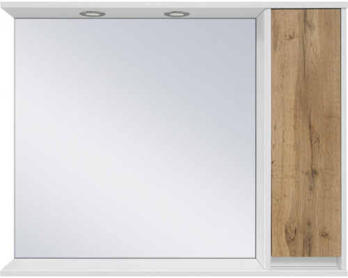 Зеркало-шкаф Misty Адриана 90 R, с подсветкой