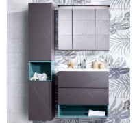 Мебель для ванной Бриклаер Кристалл 70 софт графит
