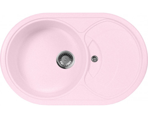 Мойка кухонная AquaGranitEx M-18s светло-розовая