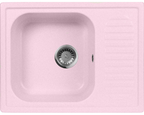 Мойка кухонная AquaGranitEx M-13 светло-розовая