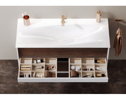 Мебель для ванной Clarberg Evolution 120 крафт темный