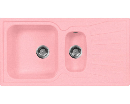 Мойка кухонная AquaGranitEx M-09к розовая