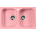 Мойка кухонная AquaGranitEx M-15 розовая