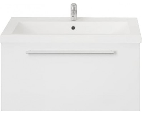 Мебель для ванной 1MarKa Соната 75П с 1 ящиком, белый глянец