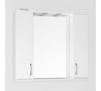 Зеркало-шкаф Style Line Эко Стандарт Панда 90/С белый
