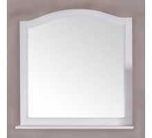 Зеркало ASB-Woodline Модерн 105 белое, патина серебро