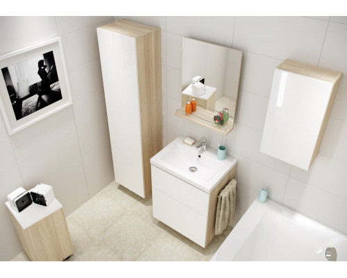 Мебель для ванной Cersanit Smart 80 ясень, белый