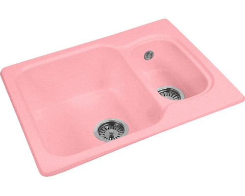 Мойка кухонная AquaGranitEx M-09 розовая